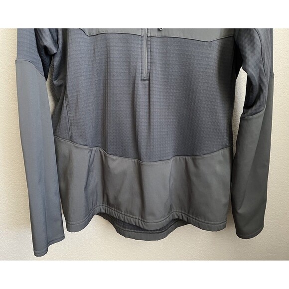 Patagonia Men's L Long-Sleeved R1 Field 1/2 Zip Pullover 52720 Gray *LOGO* - Picture 3 of 8